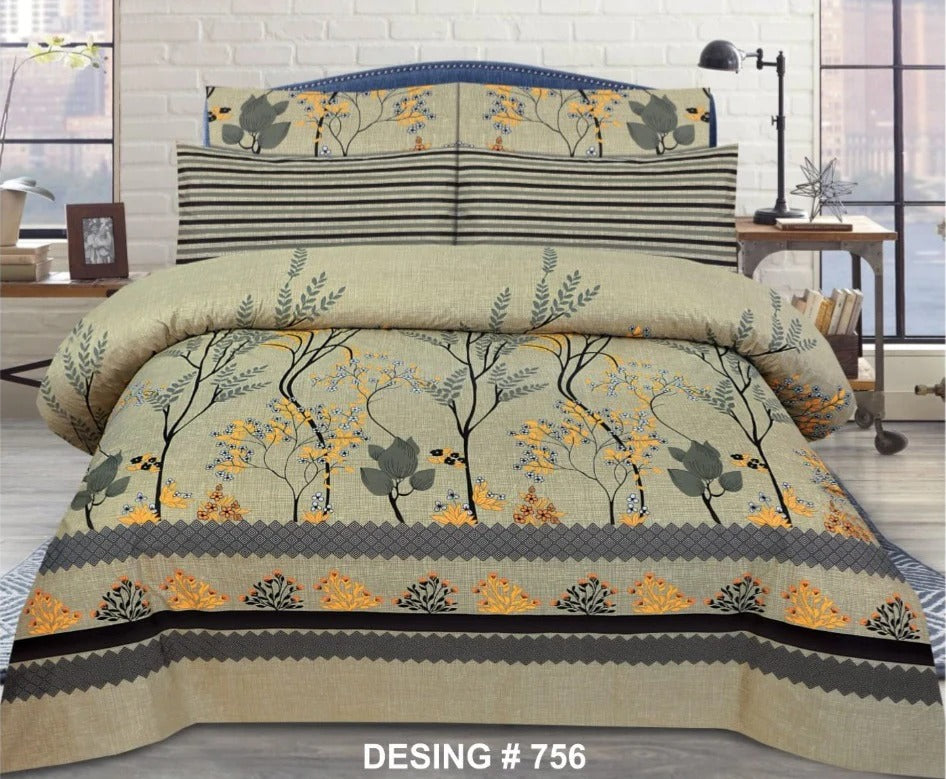 Export Cotton Double Bedsheet